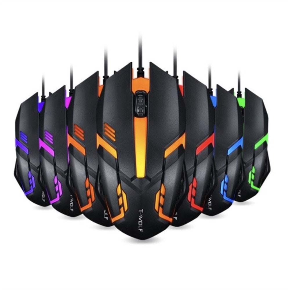 Mouse P/Game Gamer M20 Yelandar 3000 Dpi Rgb Led