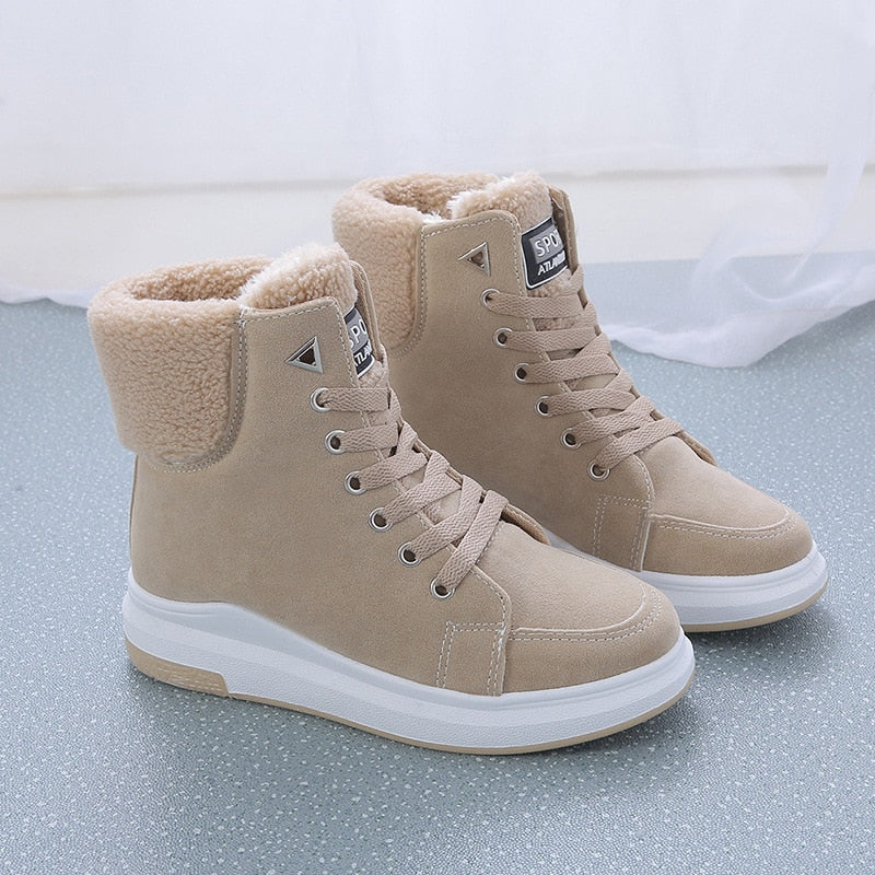 Botas de Inverno Cano Alto Feminino