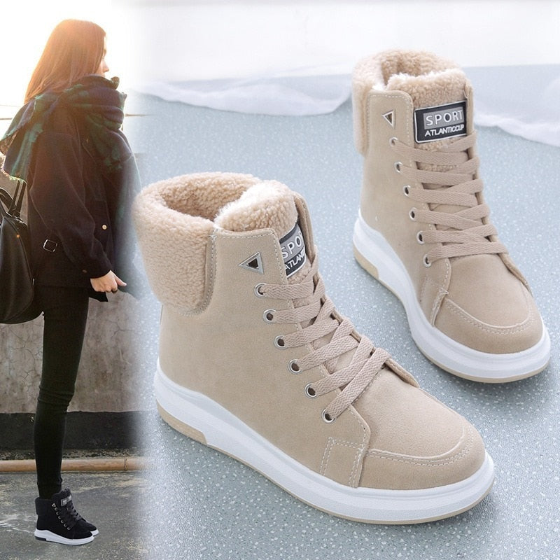 Botas de Inverno Cano Alto Feminino