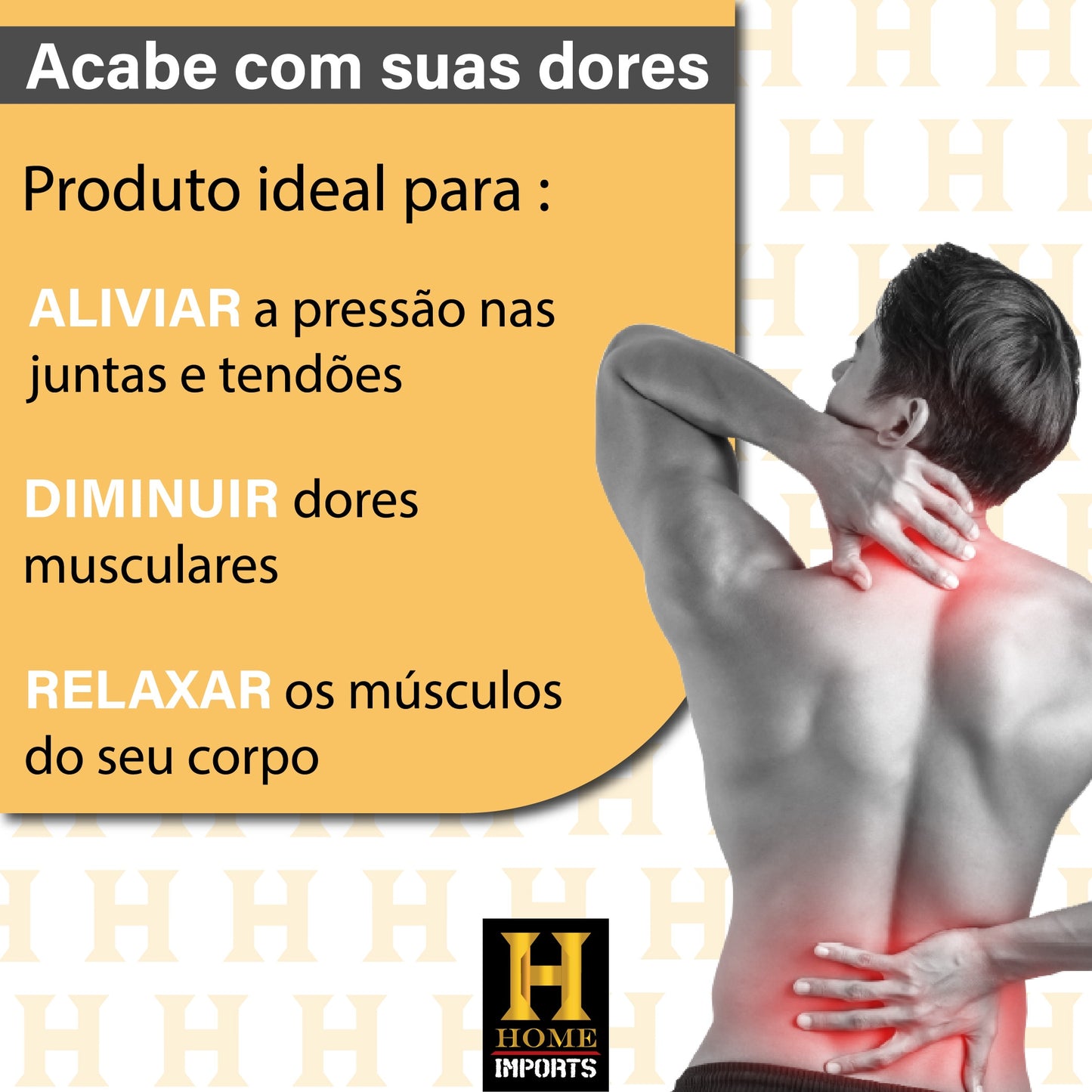 Pistola Massageadora Elétrica e Recarregável para Fisioterapia Miofascial