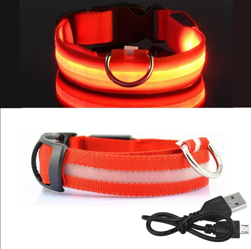 Led collar for pets