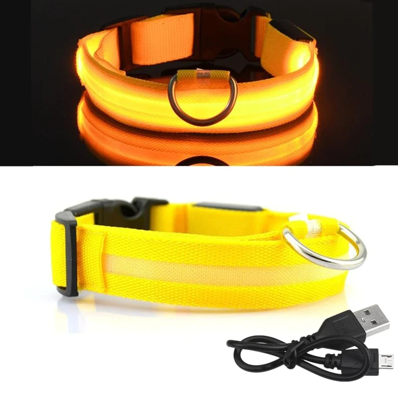 Led collar for pets