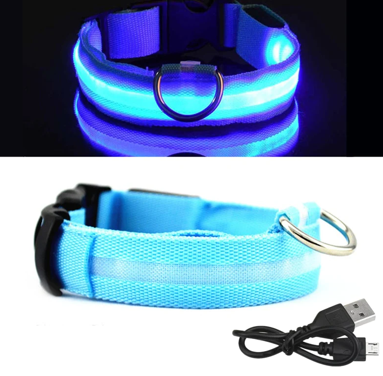 Led collar for pets