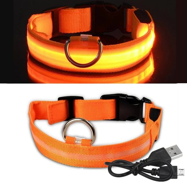 Led collar for pets