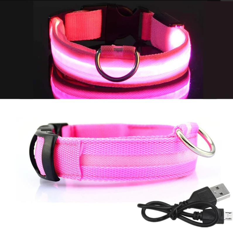 Led collar for pets