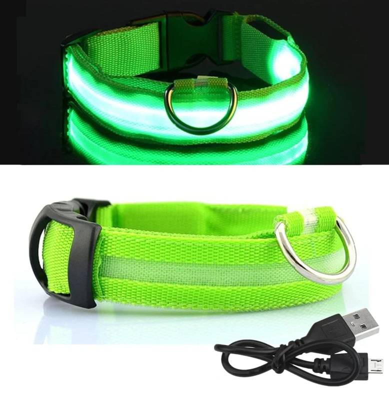 Led collar for pets